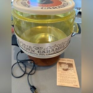 Vintage PRESTO Caramel Corn'R Popcorn & Caramel Corn Maker, 1982